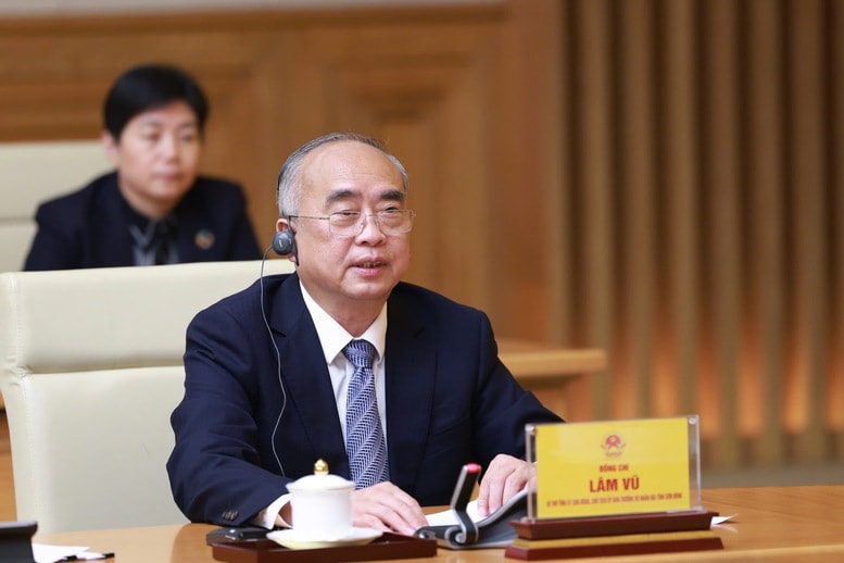 Thủ tướng Phạm Minh Chính tiếp Bí thư Tỉnh ủy Sơn Đông (Trung Quốc)- Ảnh 3.