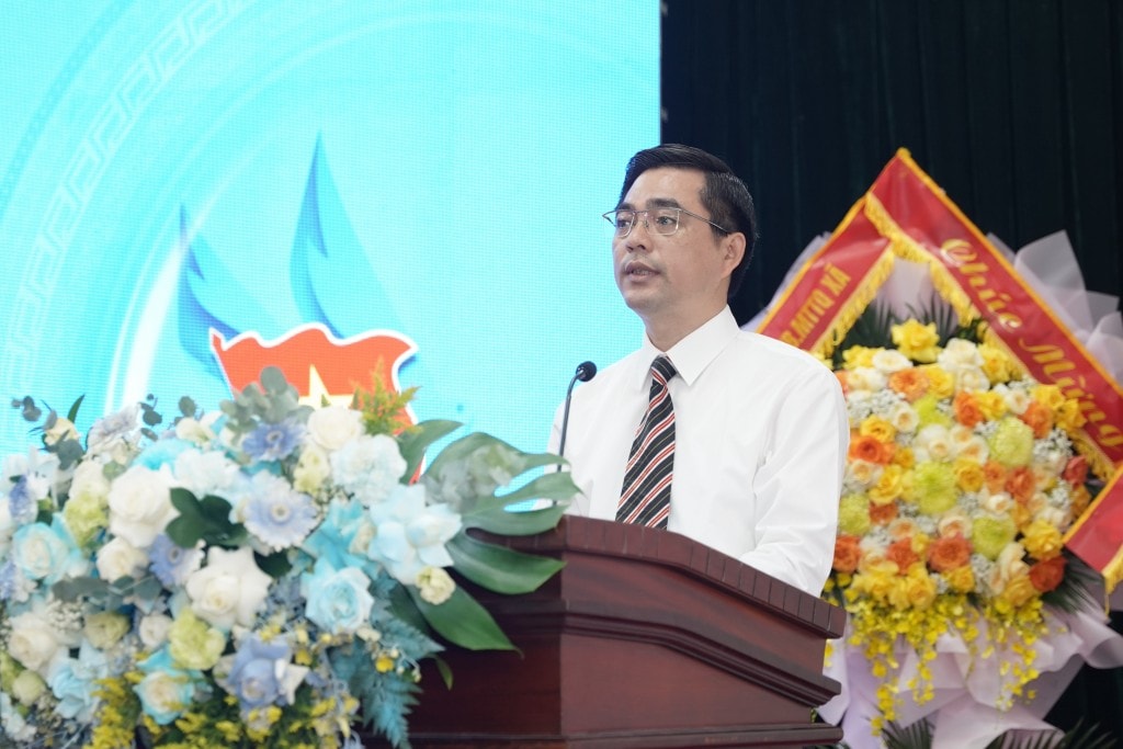 Nguyễn Duy Tấn, Phó Bí thư Thường trực Đảng ủy xã phát biểu