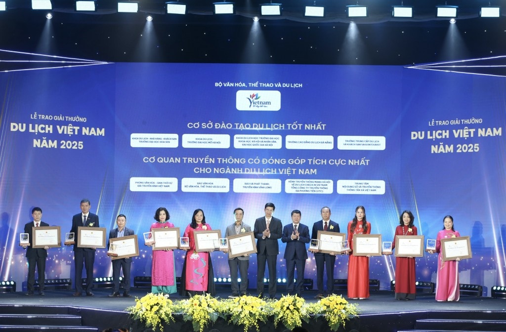 Vinh danh 113 doanh nghiệp, đơn vị tiêu biểu trong lĩnh vực du lịch