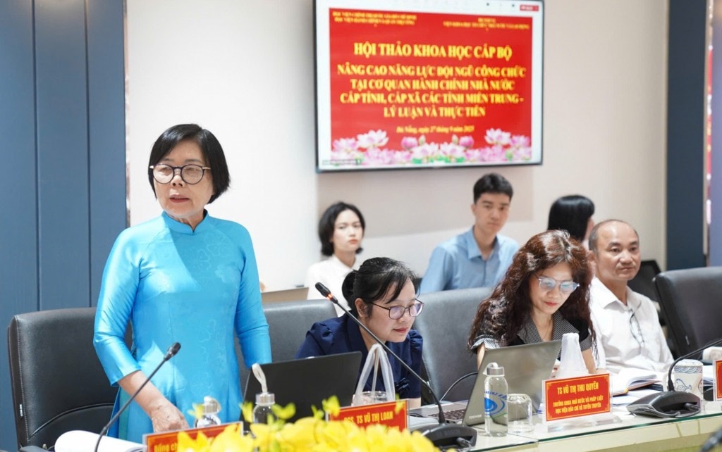 PGS.TS Vũ Thị Loan giảng viên Học viện Thanh thiếu niên Việt Nam 