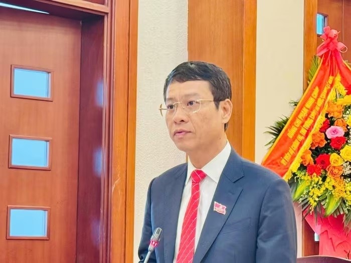 Trưởng Ban Tuyên giáo Tỉnh ủy Quảng Ninh Nguyễn Hồng Dương thông tin họp báo về kết quả Đại hội đại biểu Đảng bộ tỉnh Quảng Ninh lần thứ XVI, nhiệm kỳ 2025 - 2030
