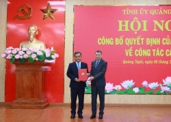 Ông Hồ Văn Niên được chỉ định giữ chức Bí thư Tỉnh ủy Quảng Ngãi