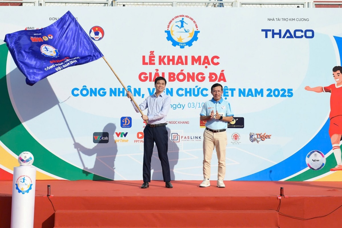 Giải Bóng đá công nhân, viên chức Việt Nam 2025 chính thức khởi tranh mùa giải thứ ba