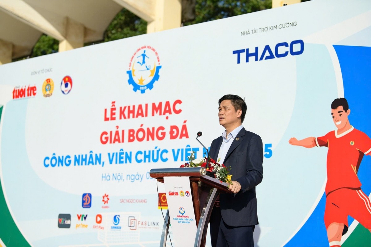 Giải Bóng đá công nhân, viên chức Việt Nam 2025 chính thức khởi tranh mùa giải thứ ba