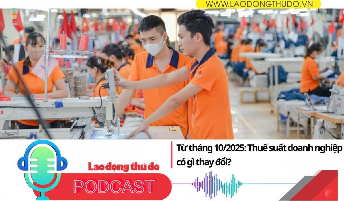 Từ tháng 10/2025 Thuế suất doanh nghiệp có gì thay đổi