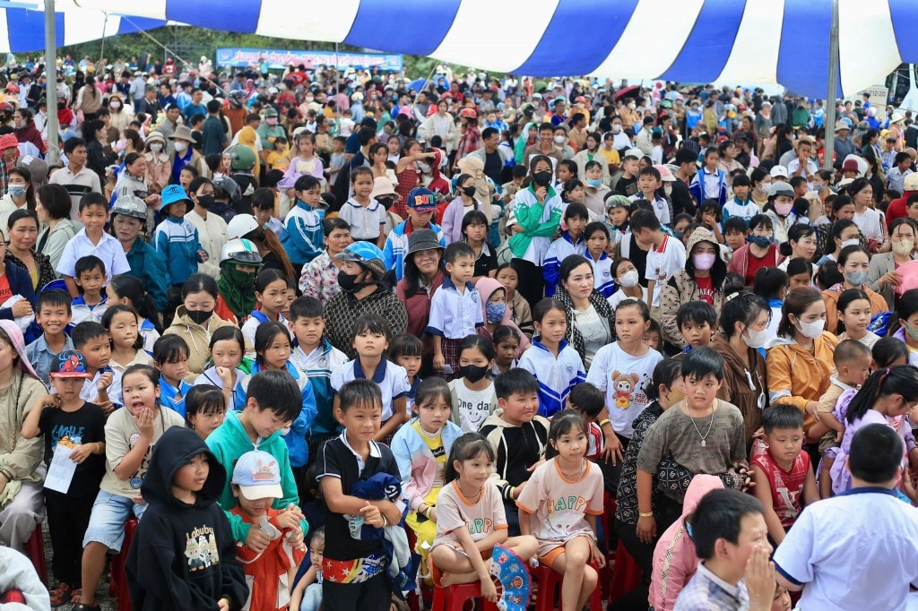 Chương trình thu hút hàng ngàn các em nhỏ tham gia