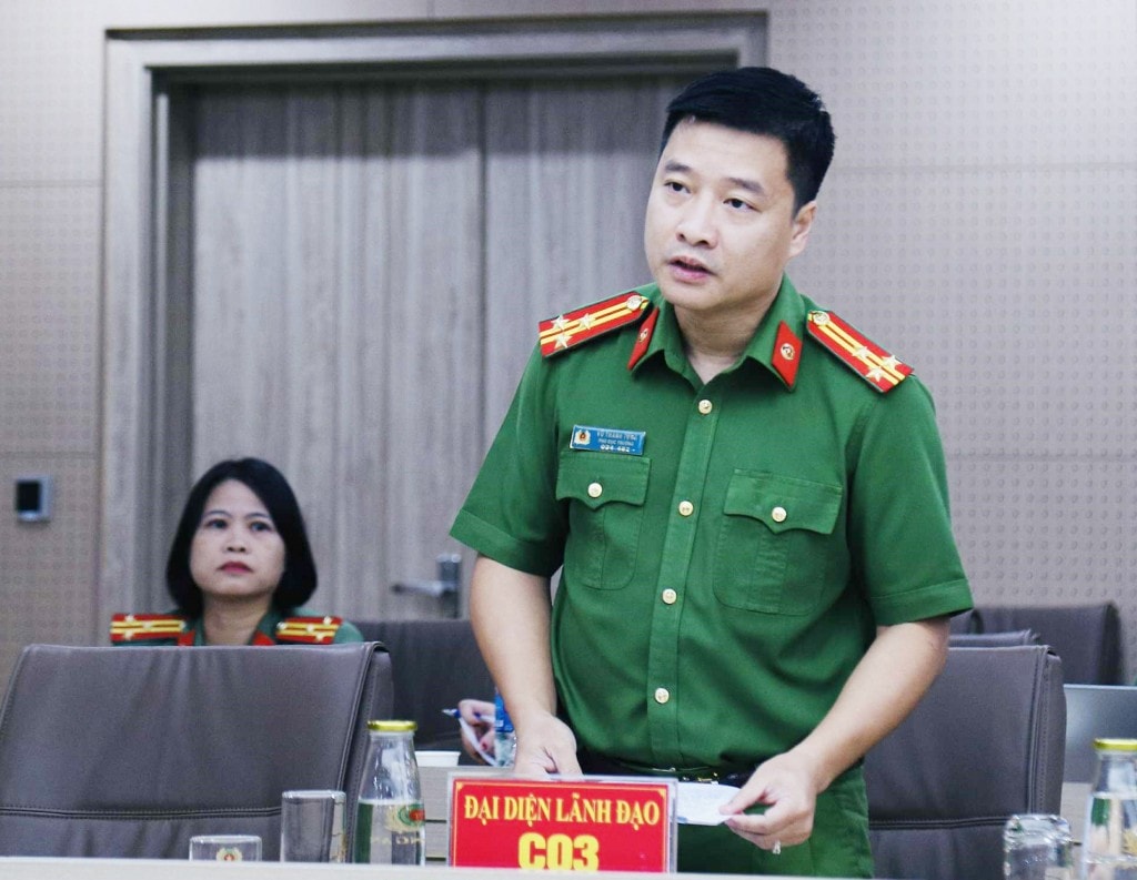 Thượng tá Vũ Thanh Tùng, Cục phó Cục Cảnh sát điều tra tội phạm về kinh tế, tham nhũng, buôn lậu thông tin về vụ án.
