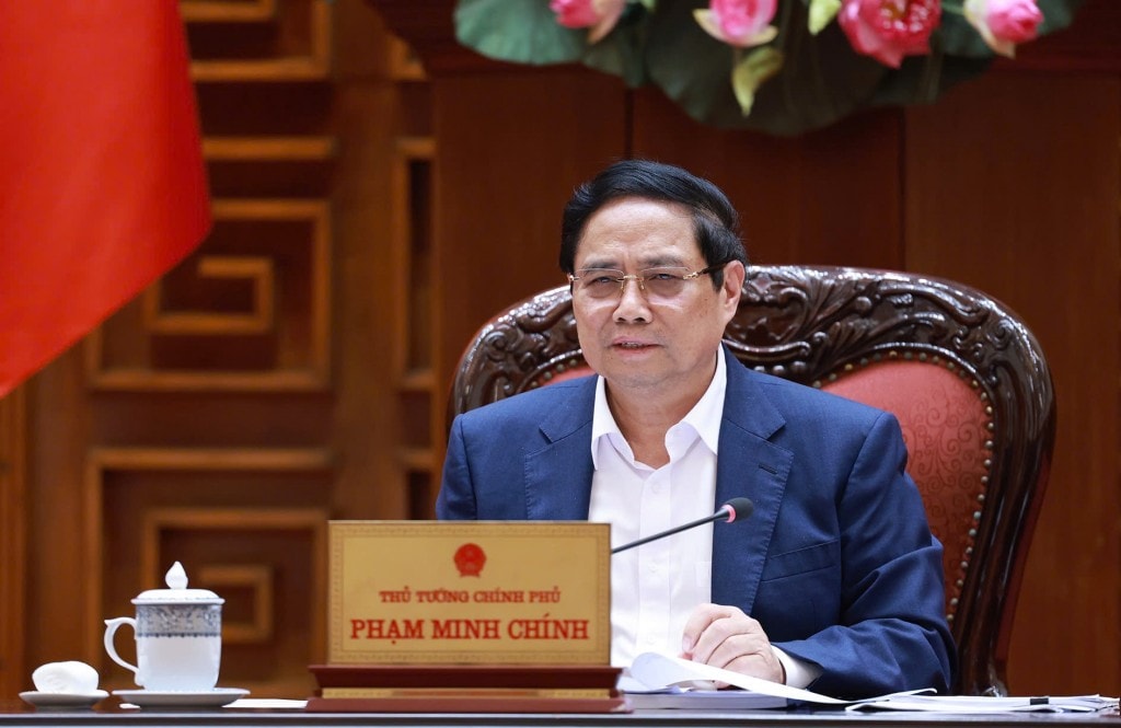 Thủ tướng Phạm Minh Chính yêu cầu các bộ, ngành, địa phương tiếp tục rà soát, làm rõ cơ sở chính trị của việc sắp xếp đơn vị sự nghiệp công lập tại các Nghị quyết liên quan - Ảnh: VGP/Nhật Bắc