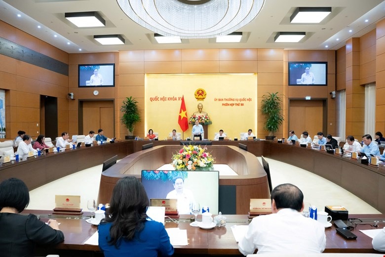Quang cảnh phiên họp thứ 50. Ảnh: media.quochoi