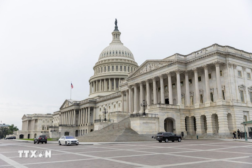Tòa nhà Quốc hội Mỹ tại Washington D.C. (Ảnh: THX/TTXVN)