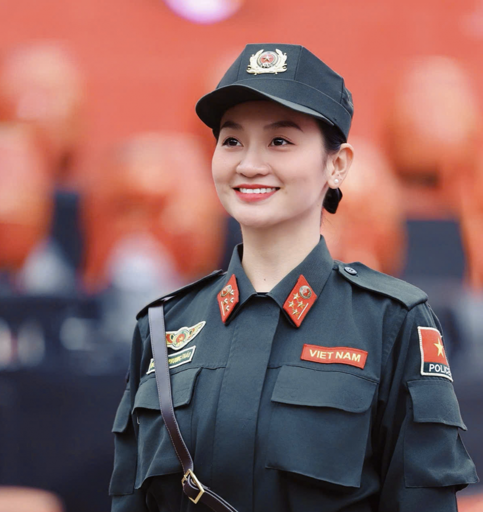 Nữ Đại úy Nguyễn Phương Thảo luôn vì Nhân dân phục vụ
