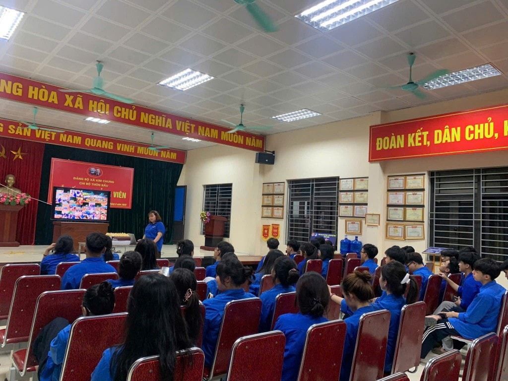 Tăng cường tập huấn, phát triển lực lượng thanh niên