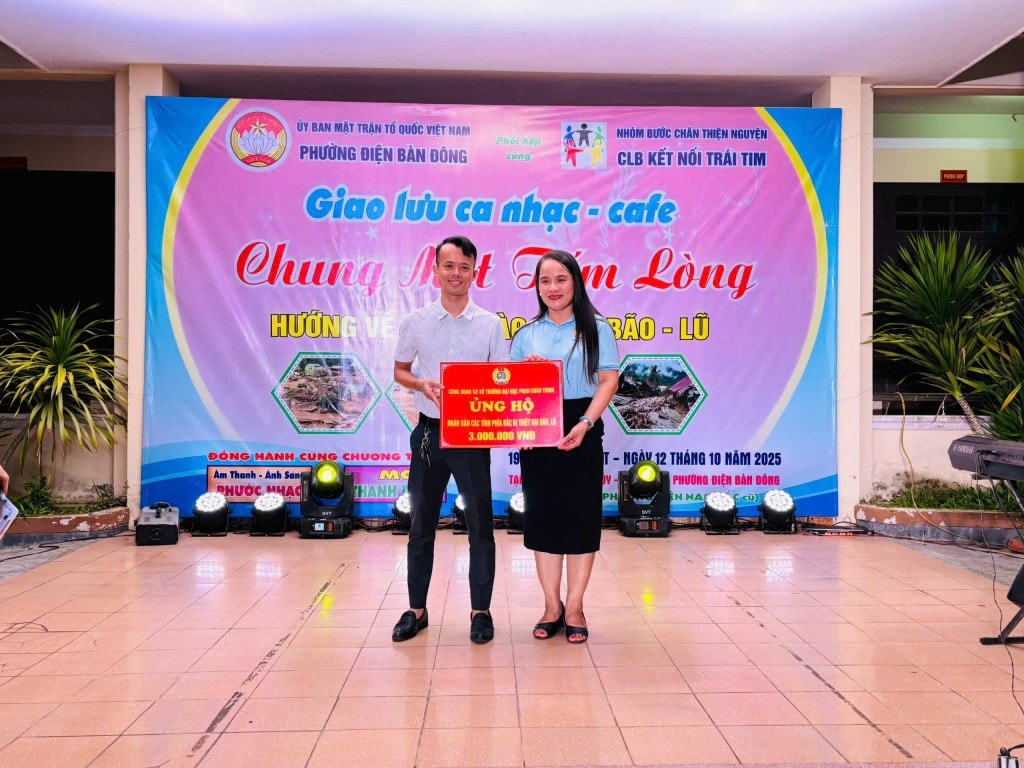 Chương trình kêu gọi các tổ chức, cá nhân, doanh nghiệp đóng trên địa bàn phường quyên góp, cùng hướng về đồng bào bị ảnh hưởng bão số 10