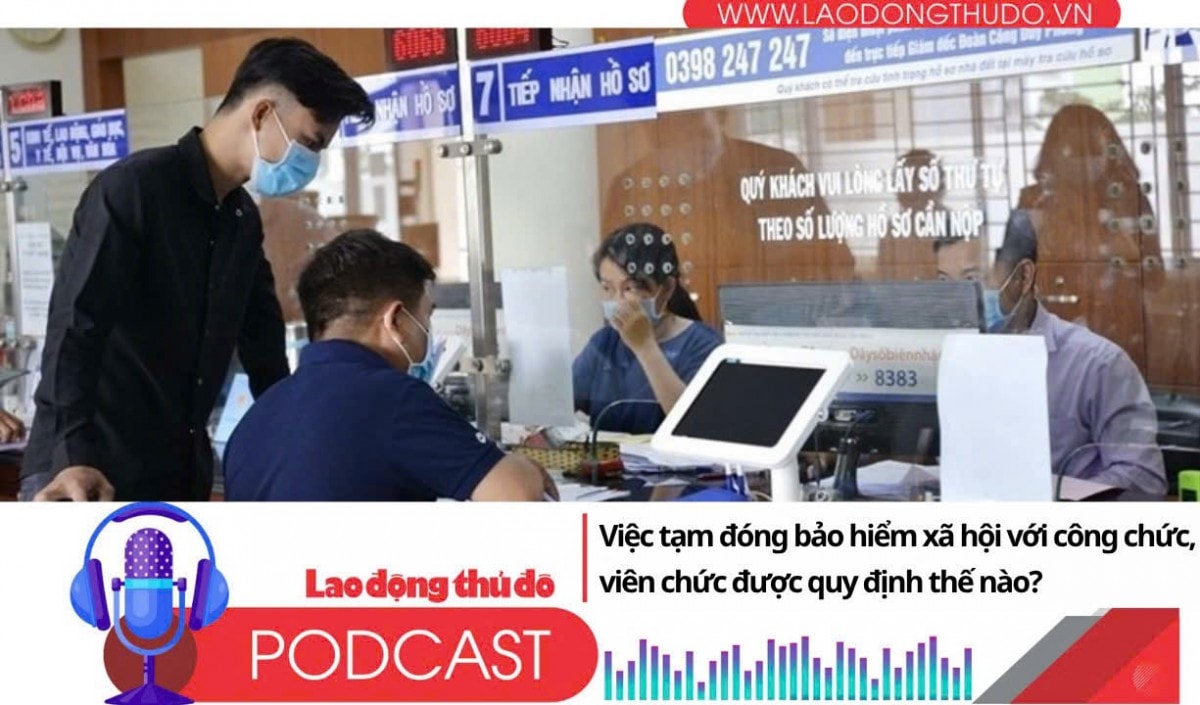 Việc tạm đóng bảo hiểm xã hội với công chức, viên chức được quy định thế nào