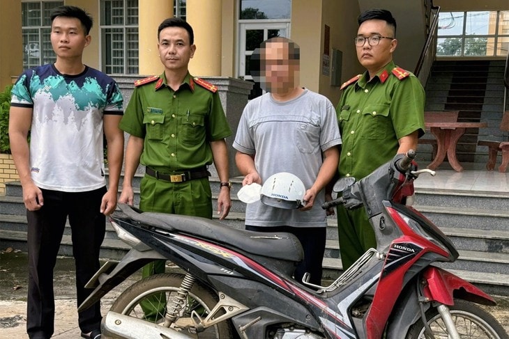 Đối tượng cướp giật vé số bị bắt giữ