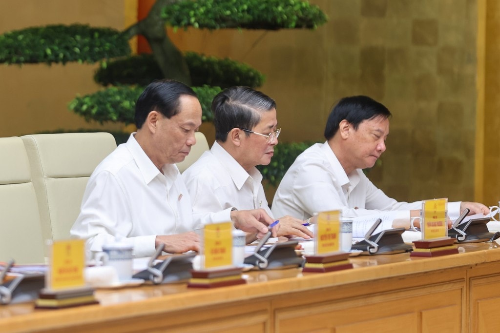 Các Phó Chủ tịch Quốc hội tham dự cuộc họp - Ảnh: VGP/Nhật Bắc