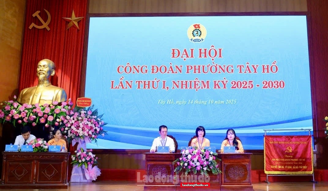 Công đoàn phường Tây Hồ: Thích ứng chuyển đổi số, hướng mạnh về cơ sở và người lao động