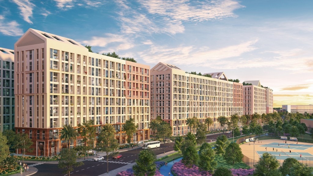 Cư dân Flora Avenue với đặc quyền tiện ích ngay trước ngưỡng cửa. (Ảnh phối cảnh: Sun Property)