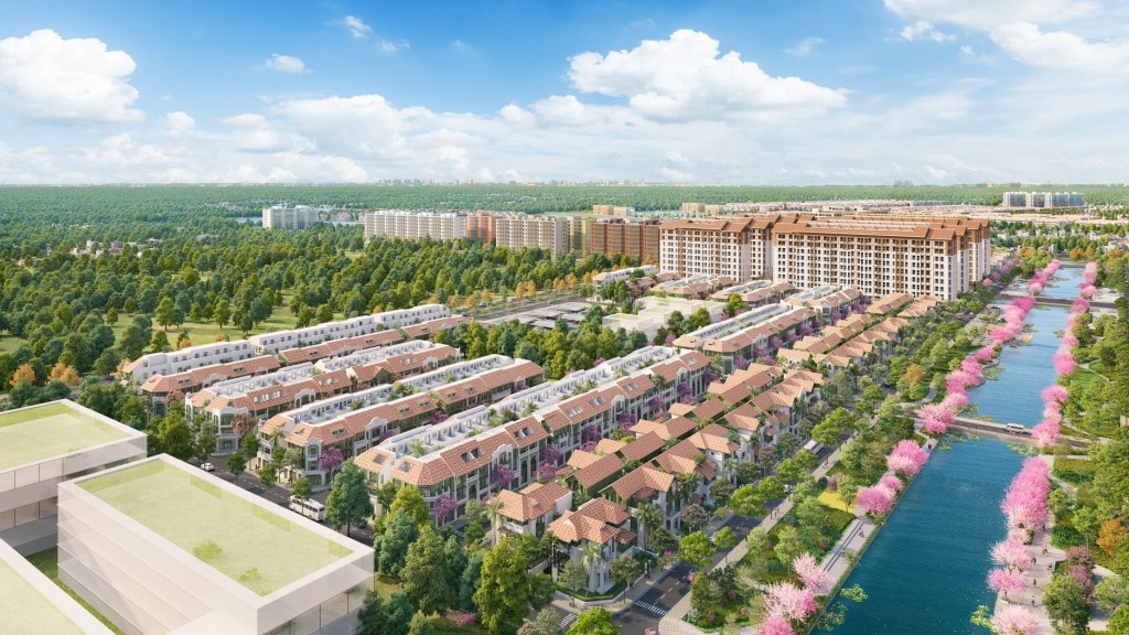 Flora Avenue chinh phục khách hàng bằng quỹ sản phẩm đa dạng. (Ảnh phối cảnh: Sun Property)