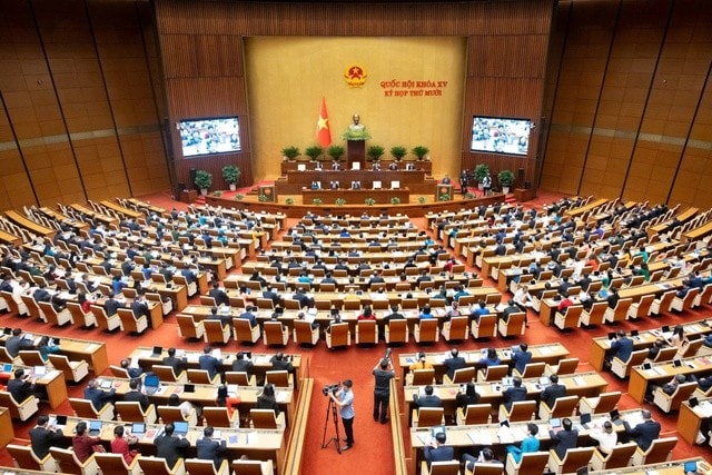 oàn cảnh phiên khai mạc Kỳ họp thứ 10, Quốc hội khóa XV. 