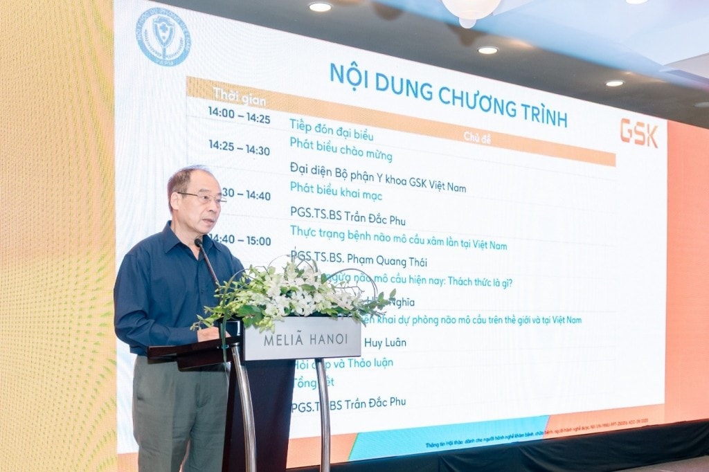 PGS.TS.BS. Trần Đắc Phu nhấn mạnh tầm quan trọng của việc chủ động chủng ngừa não mô cầu