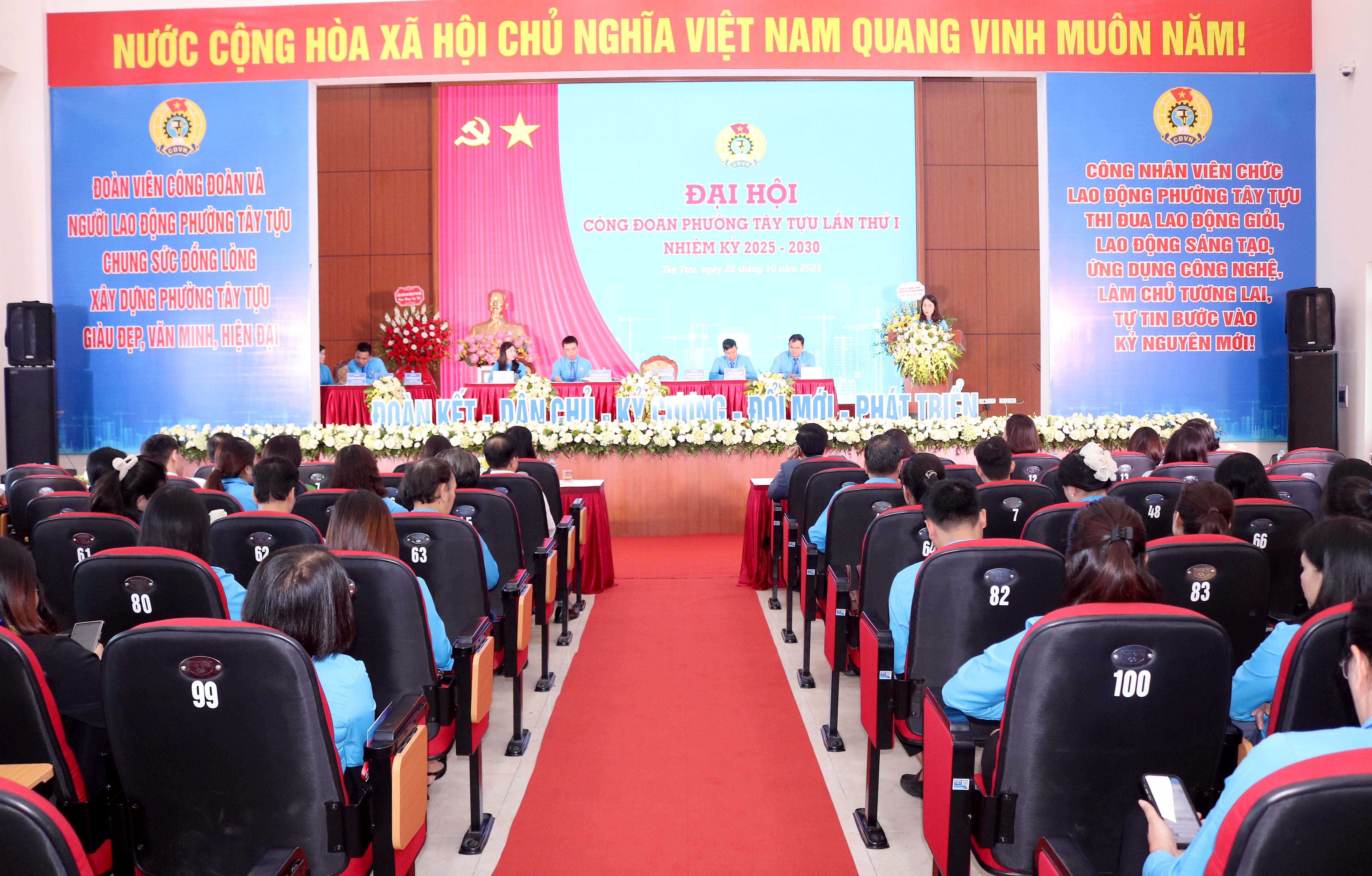 Đại hội Công đoàn phường Tây Tựu lần thứ I: Xây dựng tổ chức vững mạnh, đổi mới vì người lao động