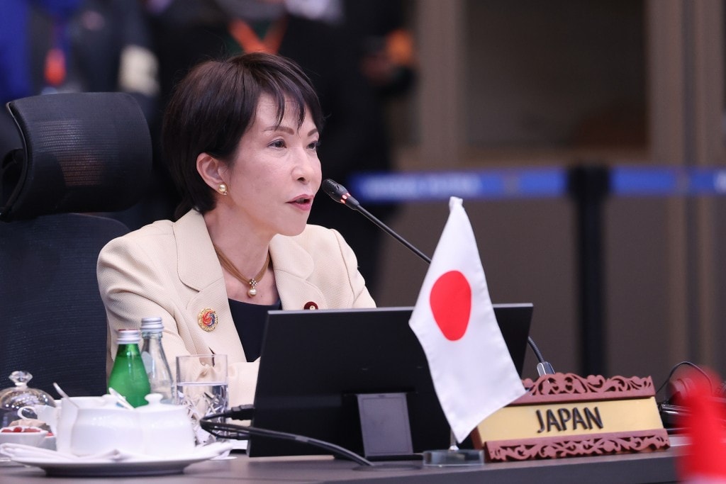 Thủ tướng Nhật Bản Takaichi Sanae cam kết cùng ASEAN tiếp tục thúc đẩy các trụ cột hợp tác giữa ASEAN và Nhật Bản về hòa bình và ổn định, đồng kiến tạo kinh tế - xã hội cho tương lai, và đối tác từ trái tim đến trái tim cho các thế hệ tương lai - Ảnh: VGP/Nhật Bắc