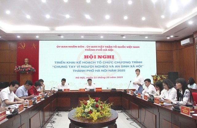 Hội nghị triển khai kế hoạch tổ chức Chương trình “Chung tay vì người nghèo và an sinh xã hội” TP. Hà Nội năm 2025.