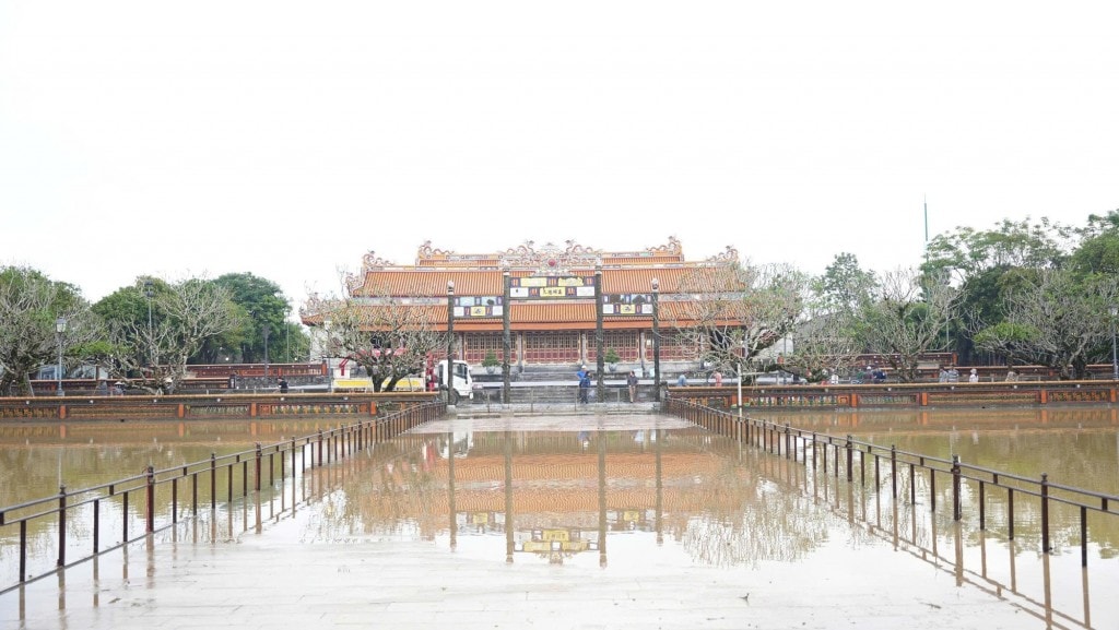 Khu vực Đại Nội Huế sáng 31/10 - Ảnh: VGP/CH