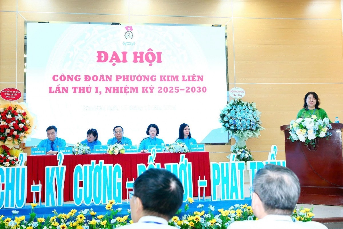 Xây dựng Công đoàn phường Kim Liên vững mạnh, là chỗ dựa tin cậy của người lao động