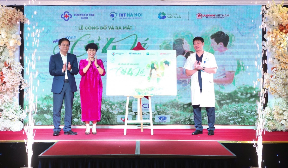 Hành trình Cỏ Bốn Lá”: Trao cơ hội, gieo hy vọng cho những gia đình hiếm muộn