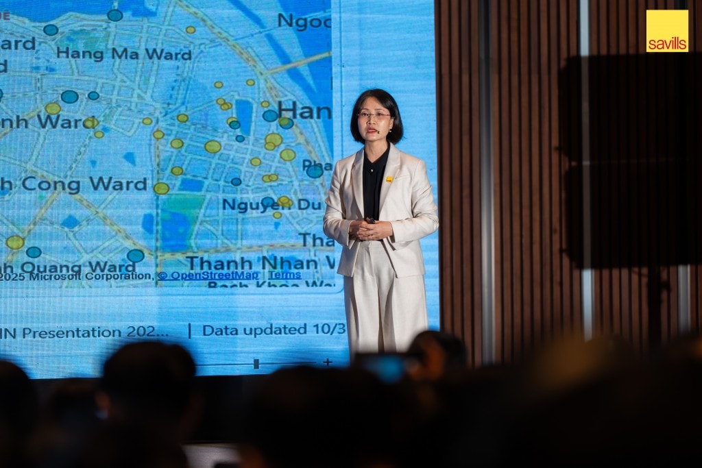 Đại diện Công ty Savills Việt Nam công bố Báo cáo thị trường bất động sản Quý 3/2025