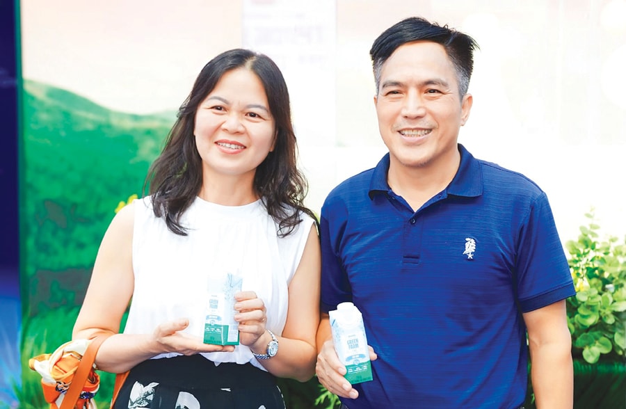 Vinamilk Green Farm cao đạm là dòng sản phẩm tiêu biểu cho chiến lược phát triển sản phẩm hướng đến tương lai của Vinamilk. Ảnh: Minh Anh