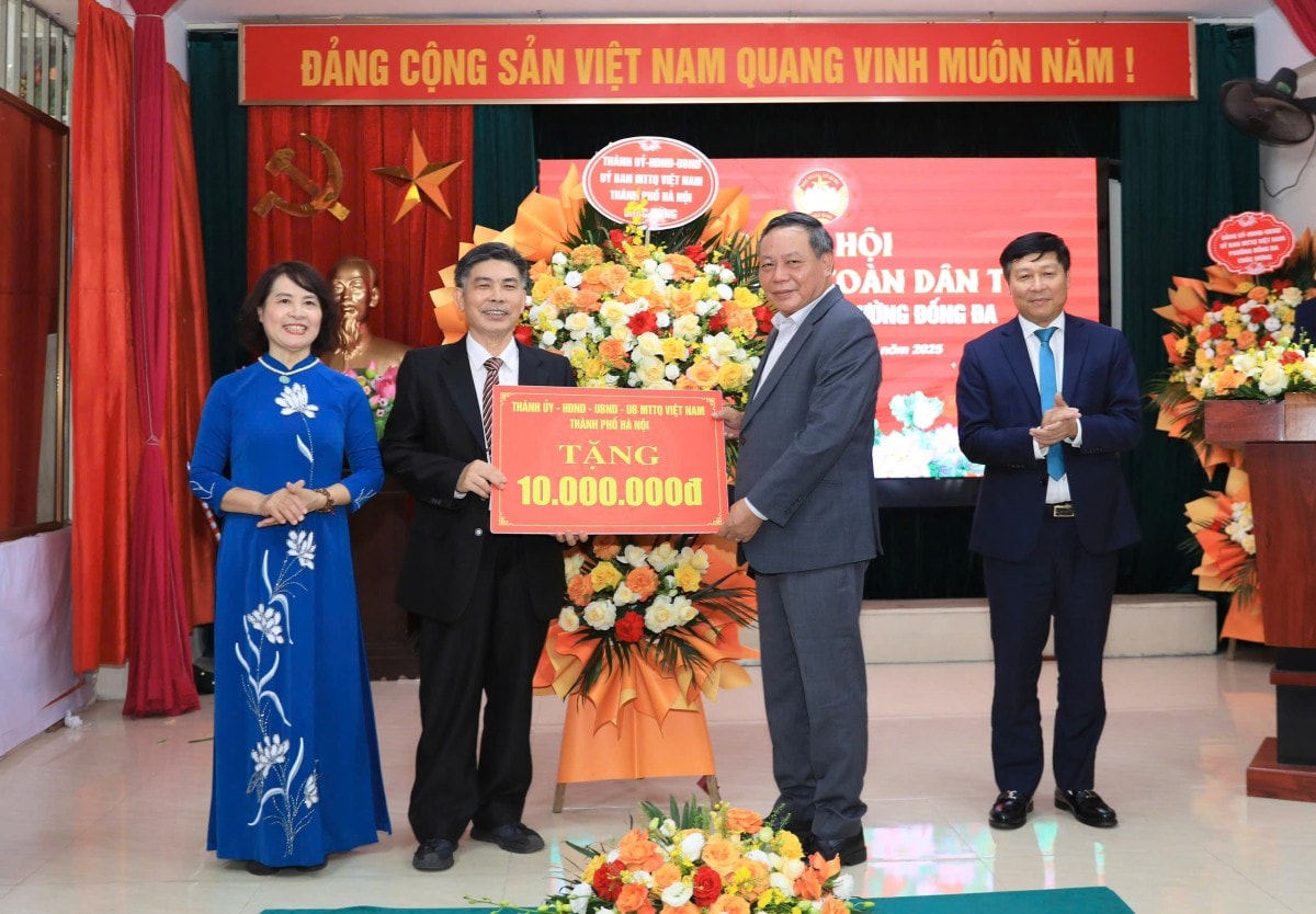 Phường Đống Đa (Hà Nội) Top 3 cải cách hành chính; Khu dân cư 30 tiên phong chuyển đổi số