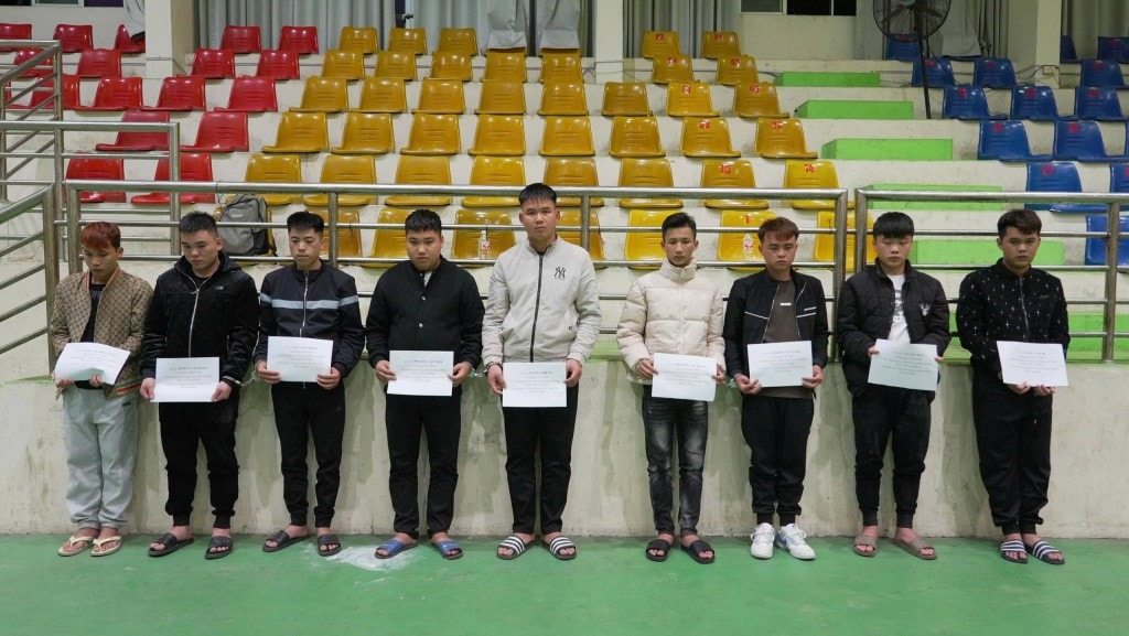Các đối tượng của vụ án bị bắt tại cơ quan Công an