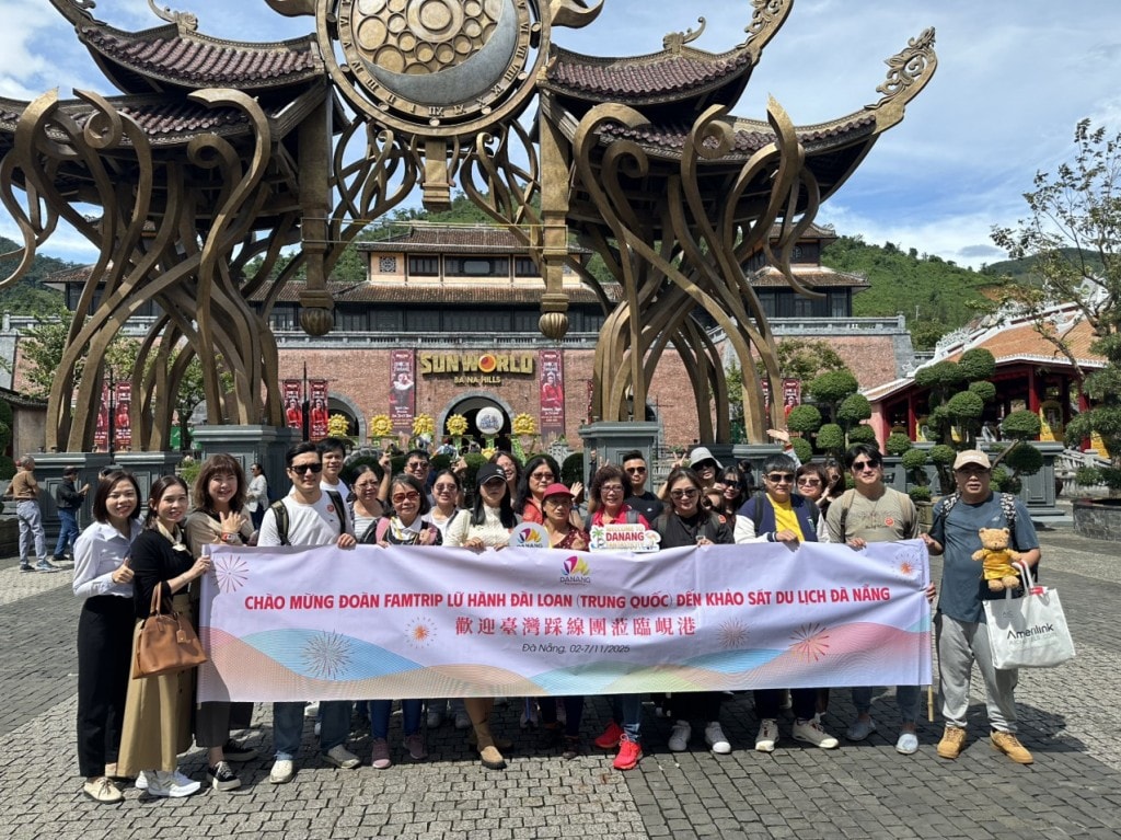 Đoàn Famtrip Đài Loan (Trung Quốc) tham quan và trải nghiệm Sun World Bà Nà Hills 