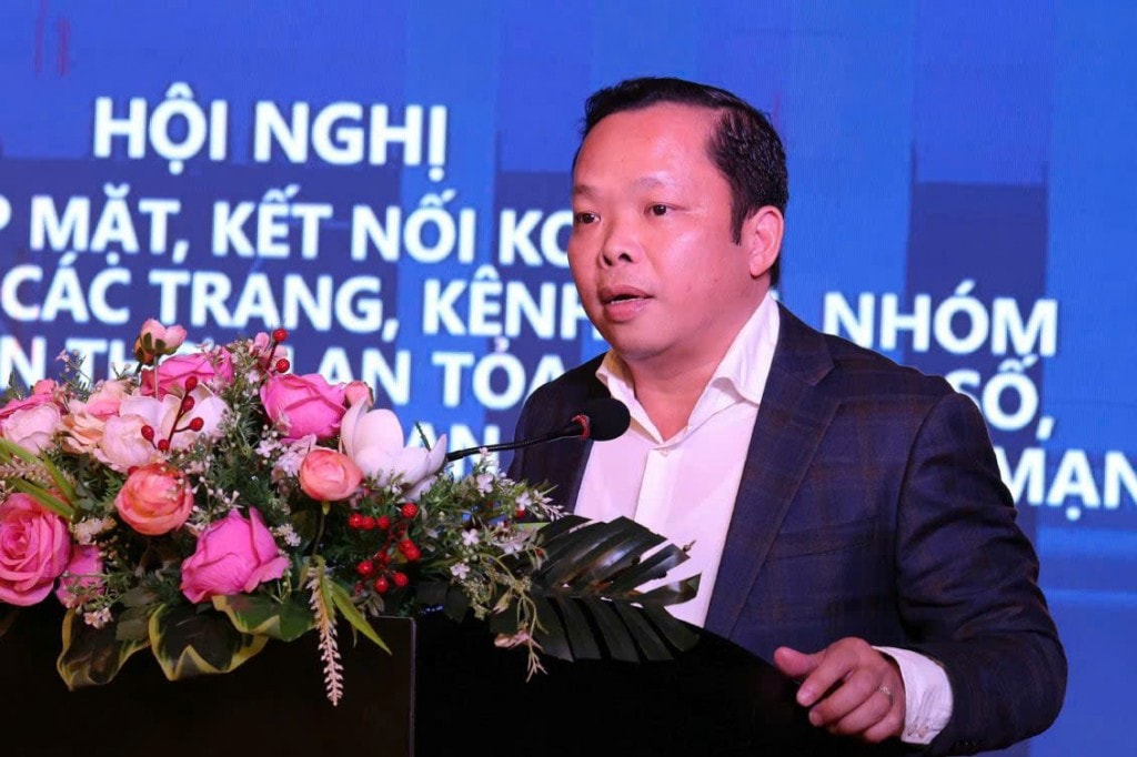 Đại tá Nguyễn Văn Thắng, Phó Giám đốc Công an TP Cần Thơ phát biểu tạo hội nghị
