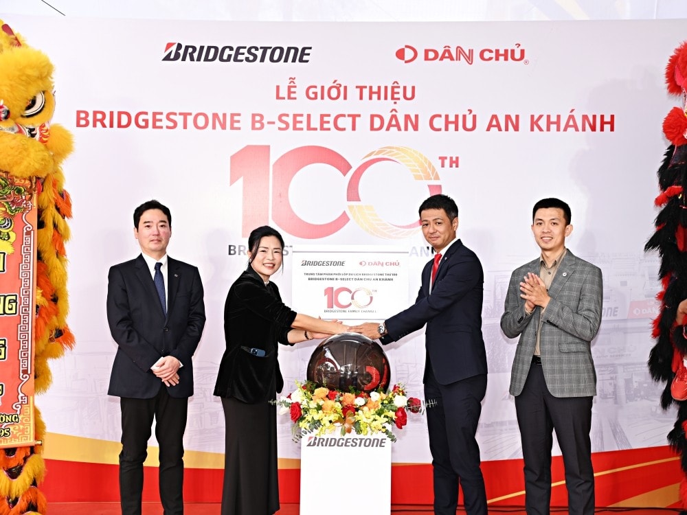 Bridgestone Việt Nam chính thức đánh dấu cột mốc cửa hàng thứ 100 với sự ra mắt của B-select Dân Chủ An Khánh(3)
