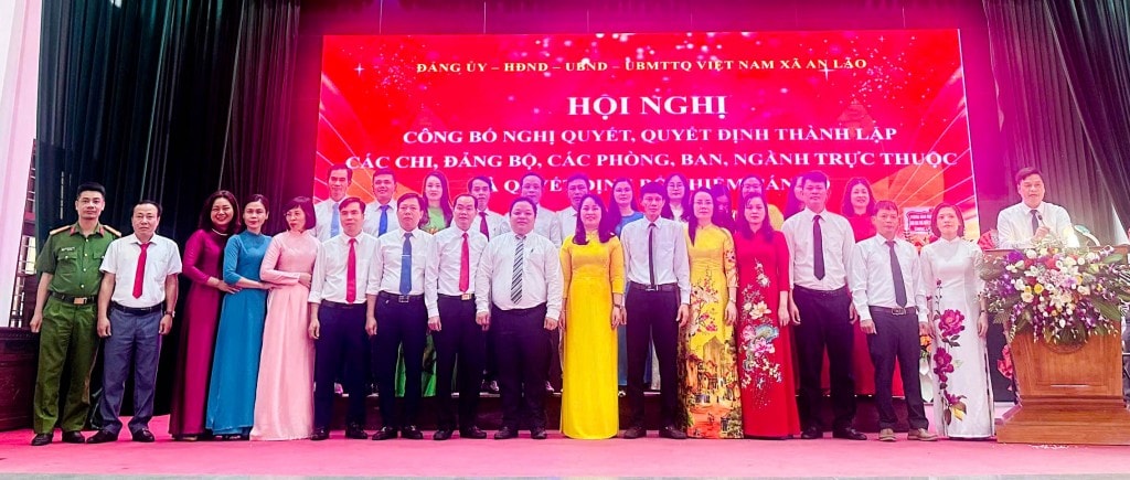 Tập thể lãnh đạo xã An Lão, thành phố Hải Phòng