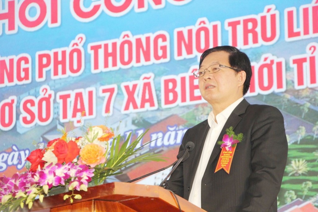 Phó Thủ tướng Chính phủ Hồ Quốc Dũng phát biểu chỉ đạo tại buổi lễ