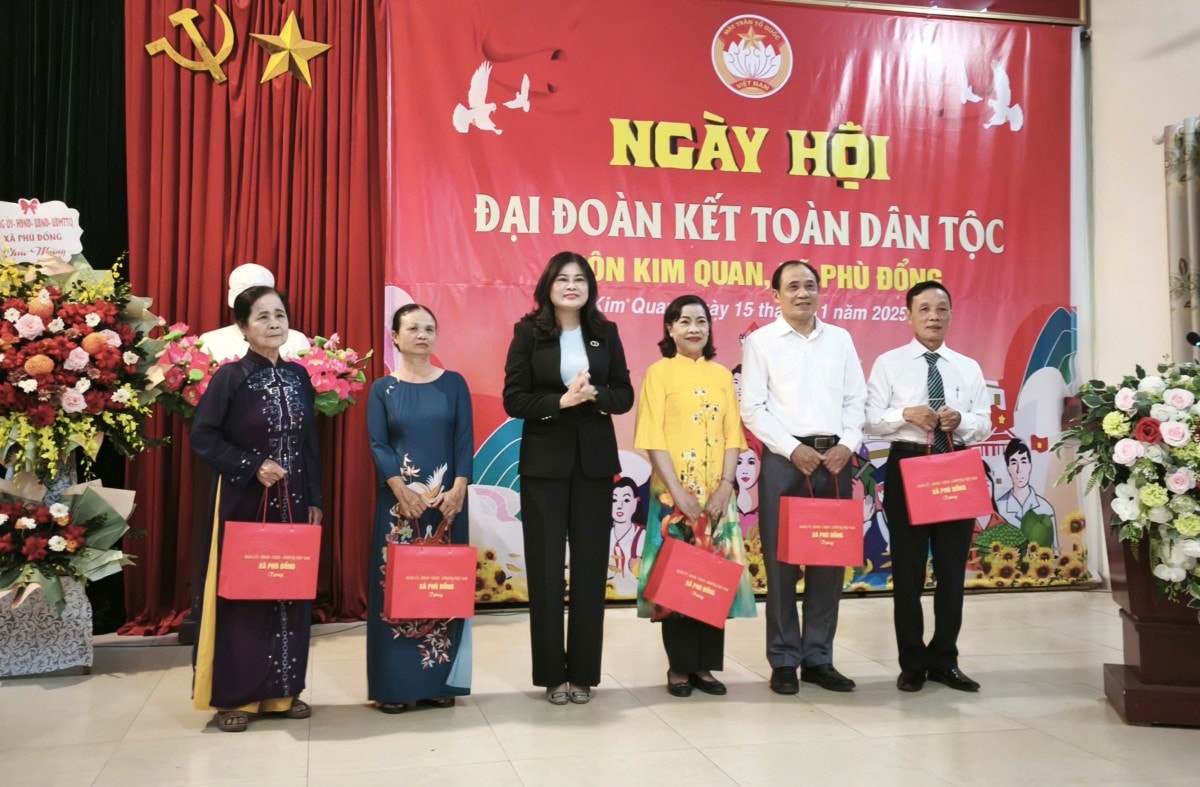 Xã Phù Đổng: Lan tỏa tinh thần đoàn kết, gắn bó qua Ngày hội Đại đoàn kết