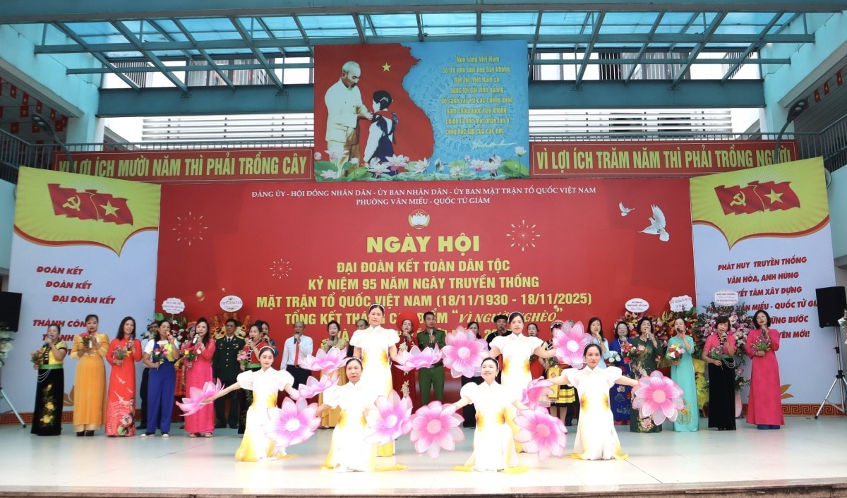 Ngày hội Đại đoàn kết toàn dân tộc phường Văn Miếu - Quốc Tử Giám: Lan tỏa tinh thần gắn kết, xây dựng cộng đồng văn minh