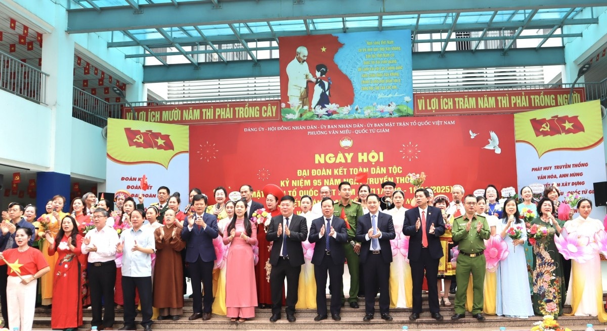Ngày hội Đại đoàn kết toàn dân tộc phường Văn Miếu - Quốc Tử Giám: Lan tỏa tinh thần gắn kết, xây dựng cộng đồng văn minh