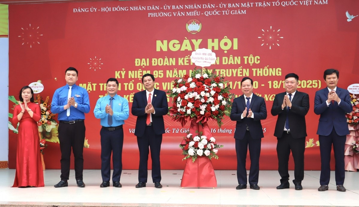Ngày hội Đại đoàn kết toàn dân tộc phường Văn Miếu - Quốc Tử Giám: Lan tỏa tinh thần gắn kết, xây dựng cộng đồng văn minh