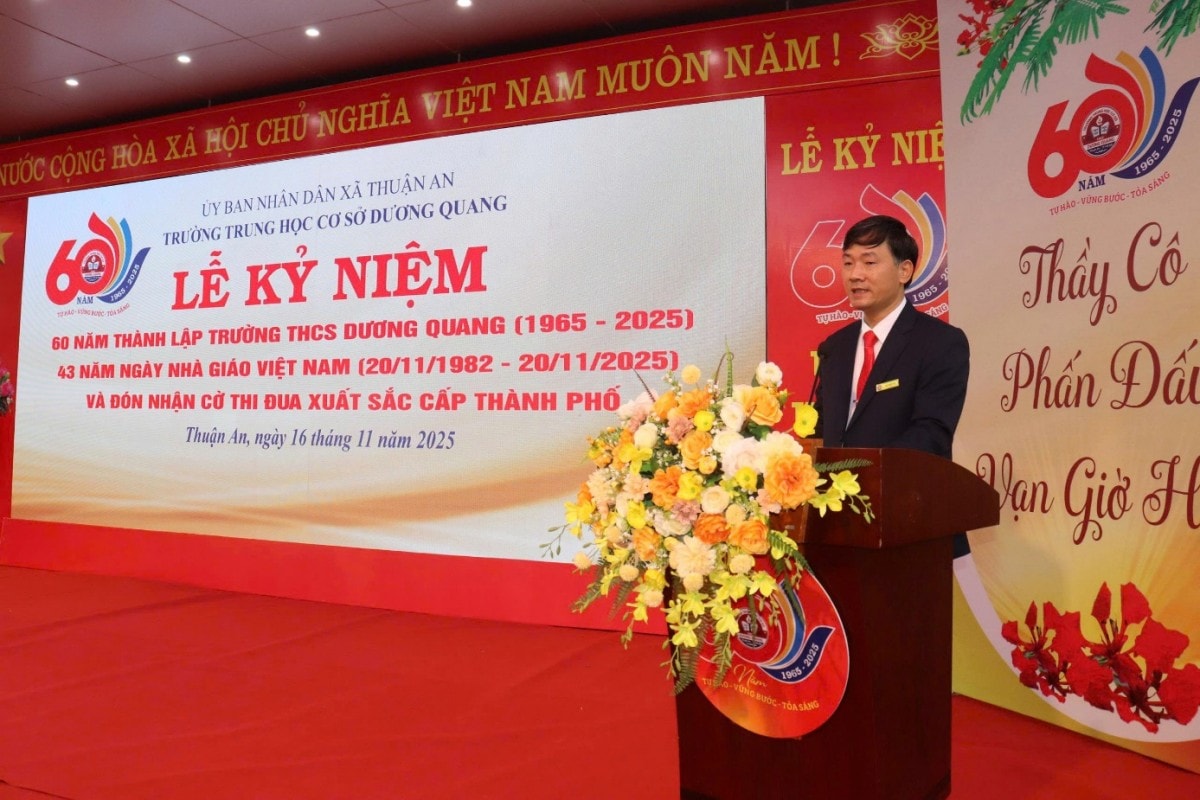 Trường THCS Dương Quang kỷ niệm 60 năm xây dựng và phát triển: Tự hào truyền thống - Vững bước tương lai
