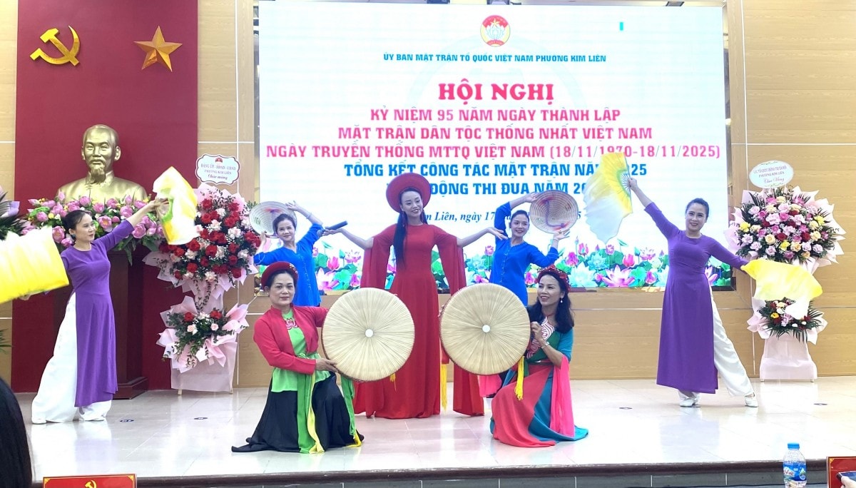 Phường Kim Liên phát huy sức mạnh đại đoàn kết, lan tỏa mạnh mẽ phong trào thi đua