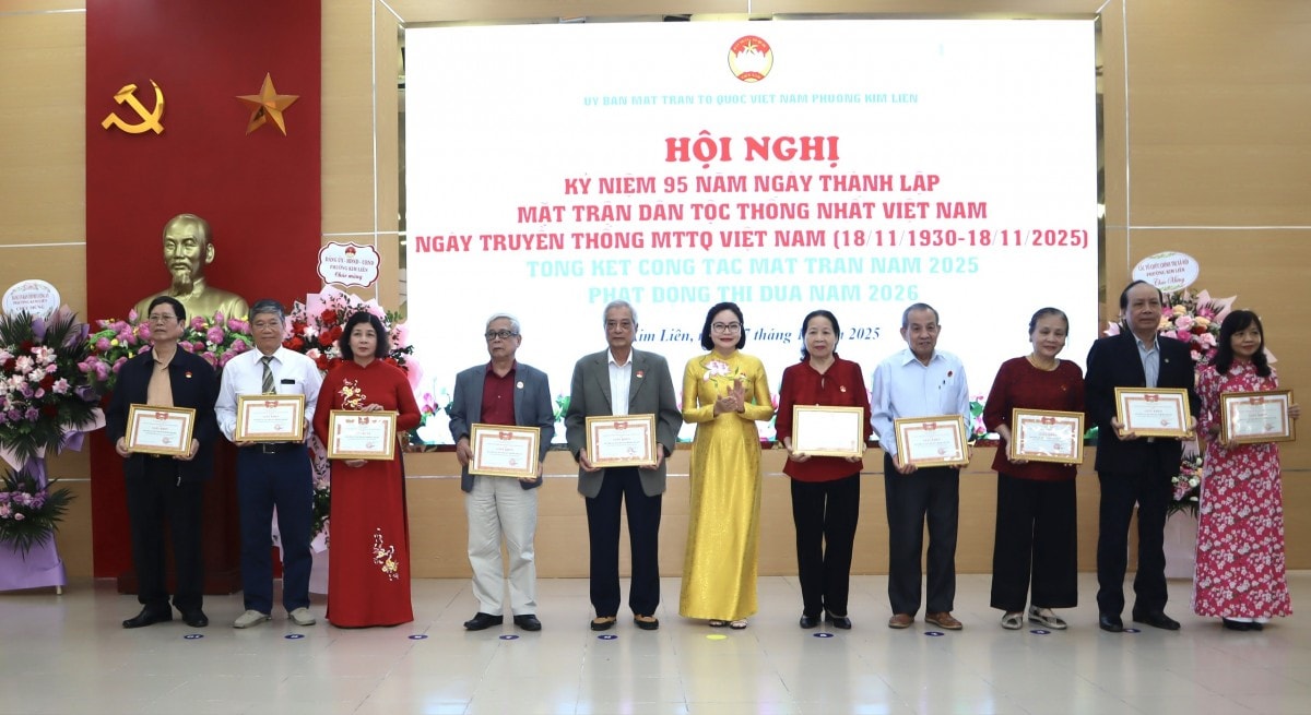 Phường Kim Liên phát huy sức mạnh đại đoàn kết, lan tỏa mạnh mẽ phong trào thi đua