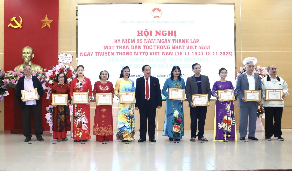 Phường Kim Liên phát huy sức mạnh đại đoàn kết, lan tỏa mạnh mẽ phong trào thi đua