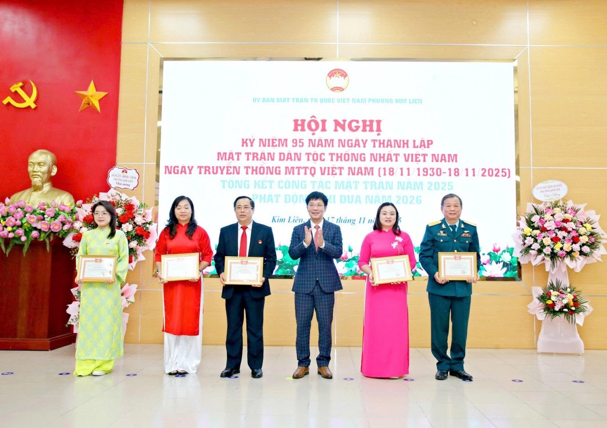 Phường Kim Liên phát huy sức mạnh đại đoàn kết, lan tỏa mạnh mẽ phong trào thi đua