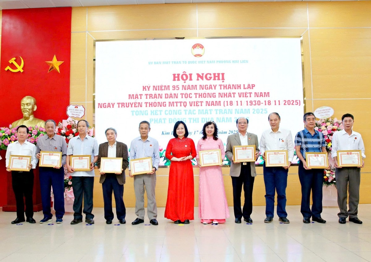 Phường Kim Liên phát huy sức mạnh đại đoàn kết, lan tỏa mạnh mẽ phong trào thi đua